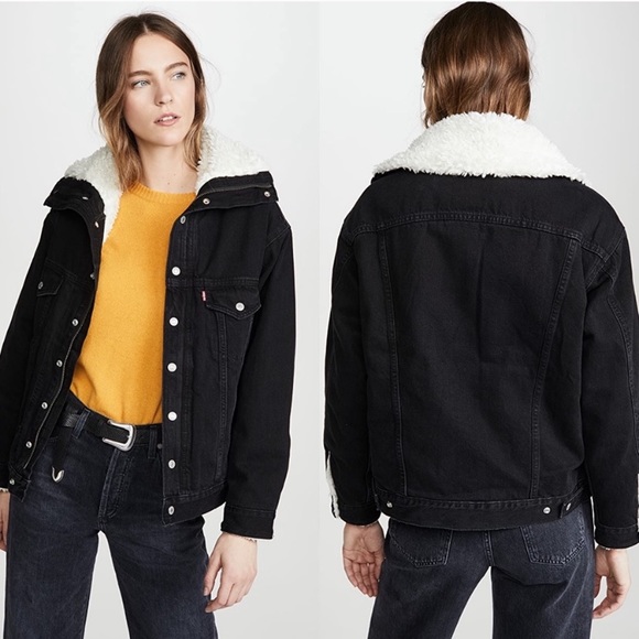 Levi's dad sherpa parka Clearance